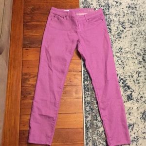 Pink gap skinny jeans